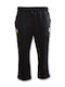 Pants Παντελόνι Φόρμας Γυαλιστερό Μαύρο