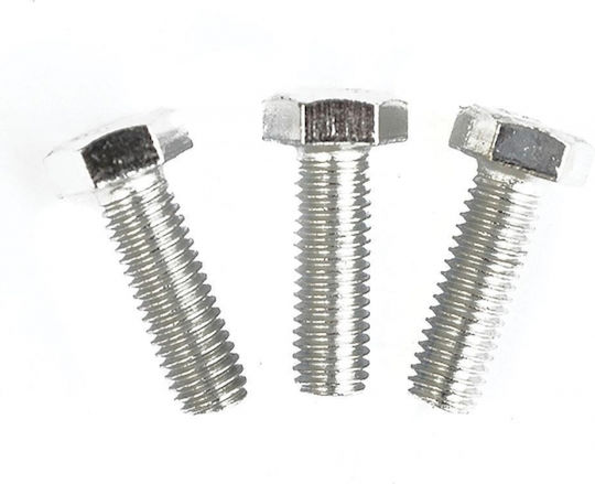 Metal Screw Hexagon DIN 933 with Diameter M10 and Length 150mm 60 Pieces Solid