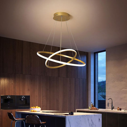 Powertech LED Ceiling Light Gold 60x60x120cm