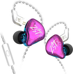 KZ Ακουστικά Ψείρες In Ear Zst X Μωβ