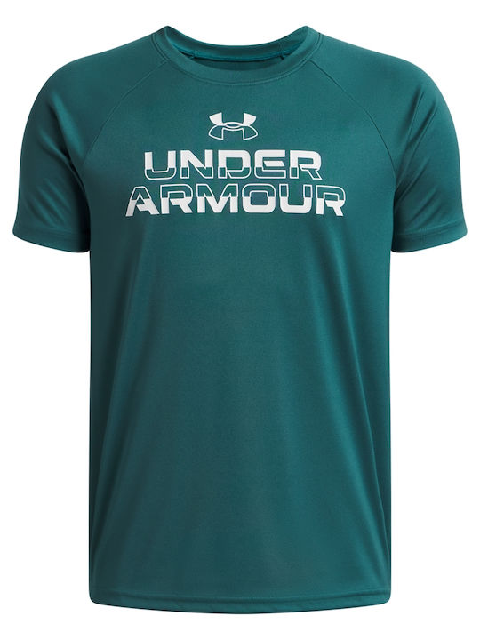 Under Armour Παιδική Μπλούζα Κοντομάνικη Πράσιν...