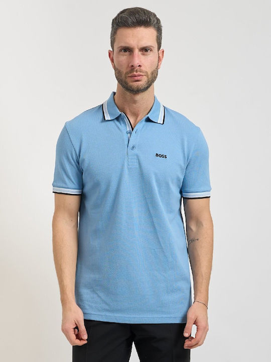Boss Polo Μπλούζα Κοντομάνικη Μπλε