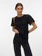 Women's Cotton Top Black