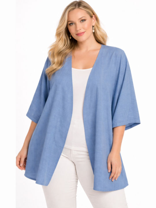 Women's Cardigan Light Blue SH-55080-26CA-Light Blue