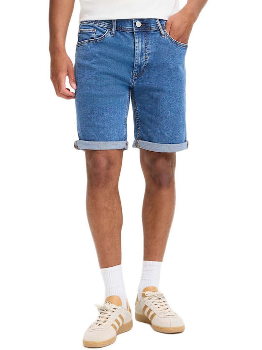 Pantaloni Scurti Barbati Denim Albastru