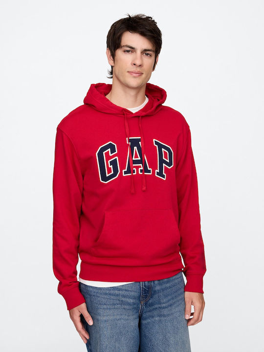 GAP Logo Sweatshirt with Hood Red Apple