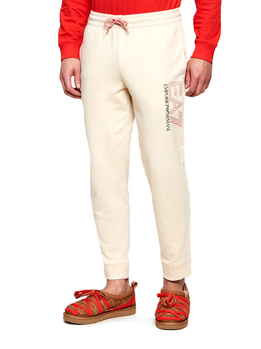 Emporio Armani Sweatpants with Elastic Red Black Beige