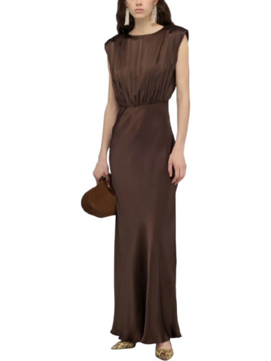 Semicouture Damenkleid Hochzeit - Taufe Braun