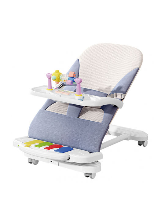 NICEkids Electric Relax Măsuță Pentru Bebeluși cu Muzică Albastru pentru Copii până la 9kg