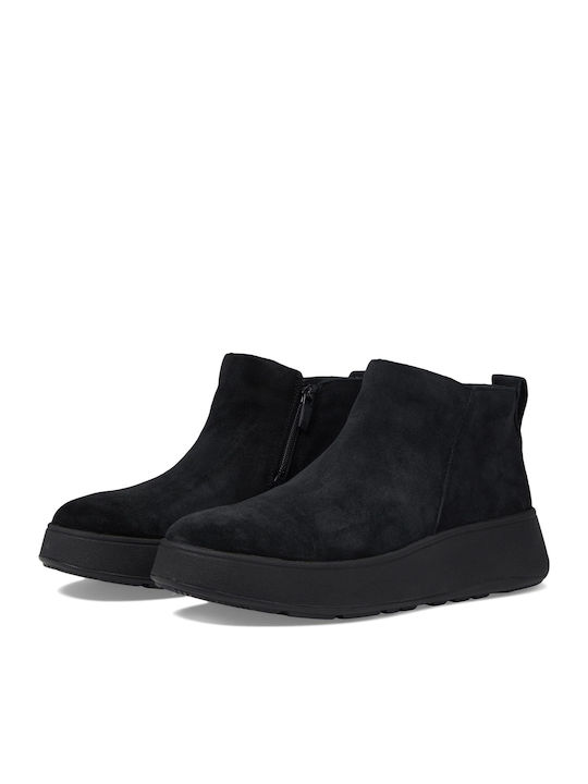Fitflop Leather Women's Ankle Boots Black