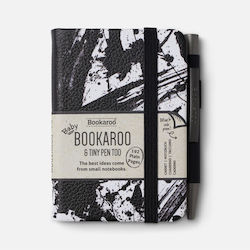 IF Bookaroo Notizbuch A7 mit Stifthalter Schwarz