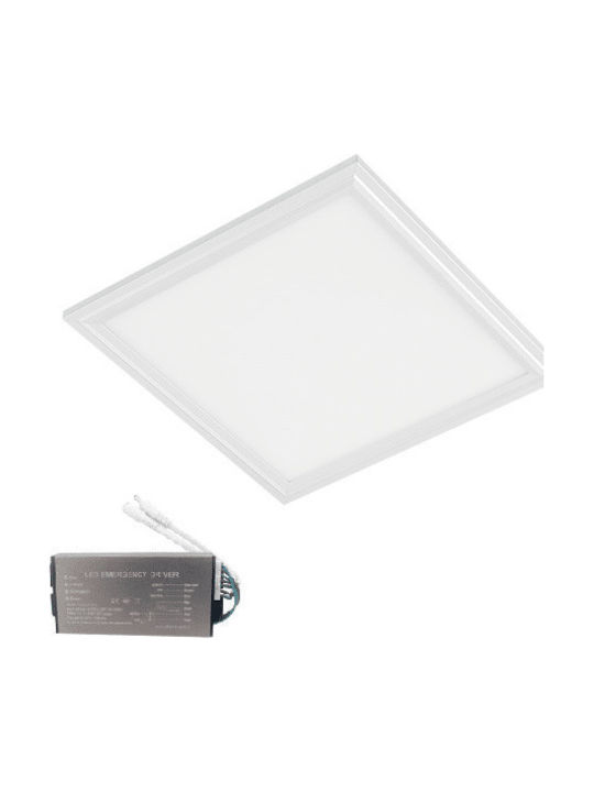 LED Панел 40W 6500K 595x595мм Бяла Рамка+EM
