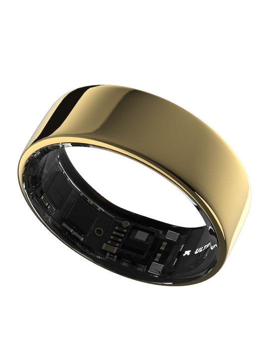 Ultrahuman Air Intelligente Ringe 15.7mm Wasserdicht mit Herzfrequenzsensor Gold