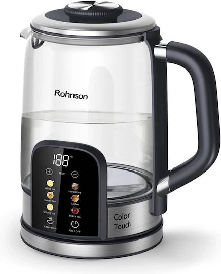 Rohnson Βραστήρας 1.7lt 1850W Γκρι