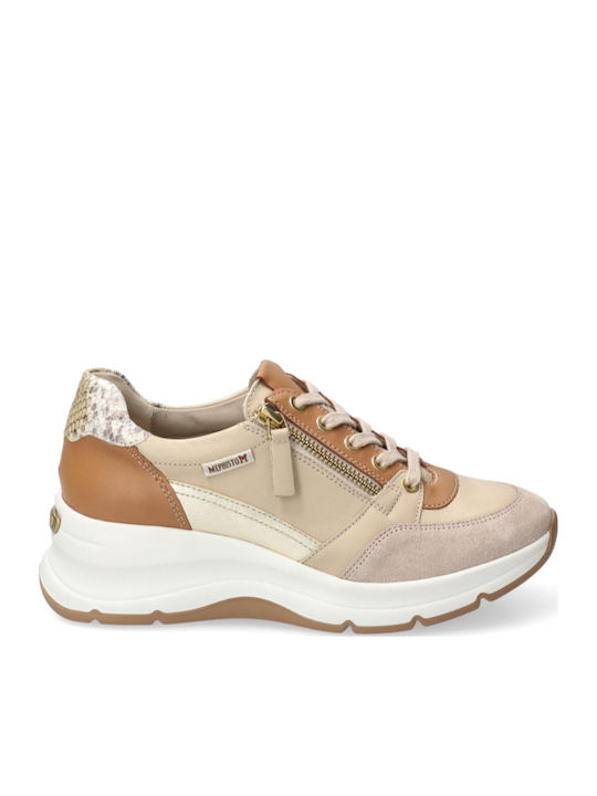 Mephisto Mep Γυναικεία Ανατομικά Sneakers Καφέ