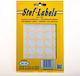 thessPACK 1pc Adhesive Labels in White Colour 19mm