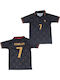 Football Jersey Ronaldo Portugal National Team 2025 Black Balón De Oro Black Unisex Fj105