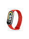 Homies Iconband Roșu Curea Silicon Xiaomi Smart Band 8 9 10