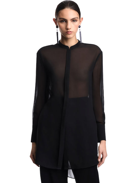Long Sleeve Women's Shirt Black