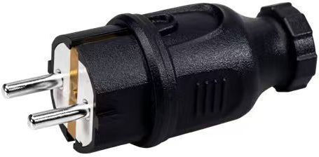 Inox Kiss Waterproof Schuko Male Power Plug