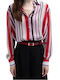 Leather Women's Belt Red