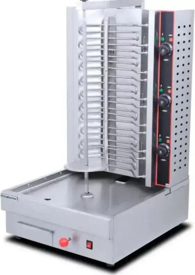 Karamco LPG Döner Kebab Maschine HES-E2 mit Drehspieß für 45kg