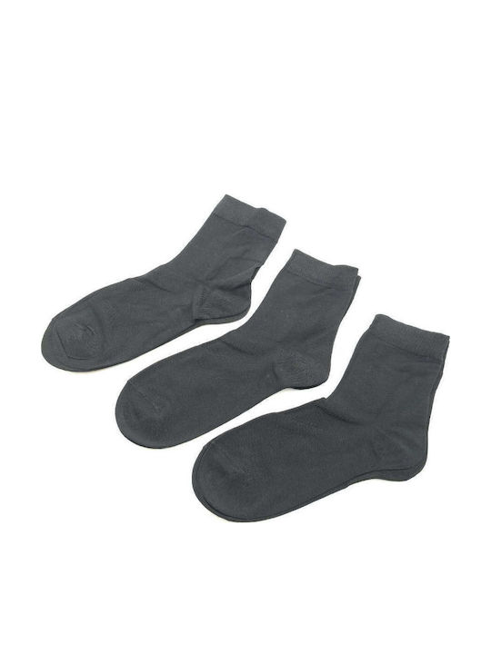 Q&Y Men's Black Socks 3Pack
