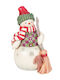 Verwaister In Liebe SNowman Blickender Hund 17,5 Cm