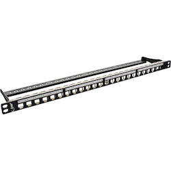 Inline 76824c Patch Panel 24-port Keystone Snap-in Blank Patch Panel 19" 0.5u Black Inline 76824c Patch Panel 24-port Keystone Snap-in Blank Patch Panel 19" 0.5u Black