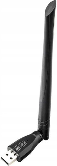 Zenwire USB Network Adapter with Wireless Wi-Fi Connection 650Mbps