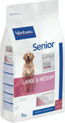 Virbac 3kg Trockenfutter für Ältere Hunde Mitten und Große Rassen