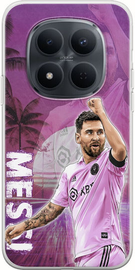 Football Stars Lionel Messi Miami Xiaomi Redmi Note 15 Pro 5g Flexible Tpu Διάφανη Σιλικόνη