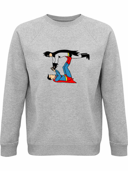 Sweatshirt Organic Unisex " Batman & Superman S...