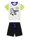 Kids Set with Shorts Summer 2 Pieces White
