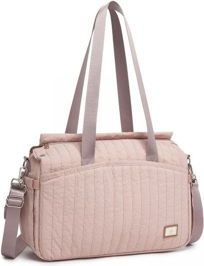 Miss Lulu Shoulder Bag Diaper Bag Pink