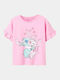 Kids Short-Sleeved Top Pink