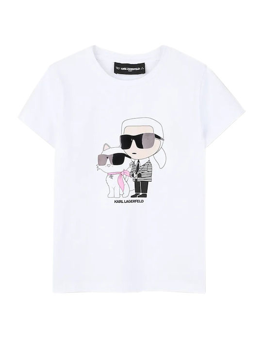 Karl Lagerfeld Παιδικό T-shirt White