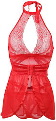Hot Rote Flyaway Chemise Thong
