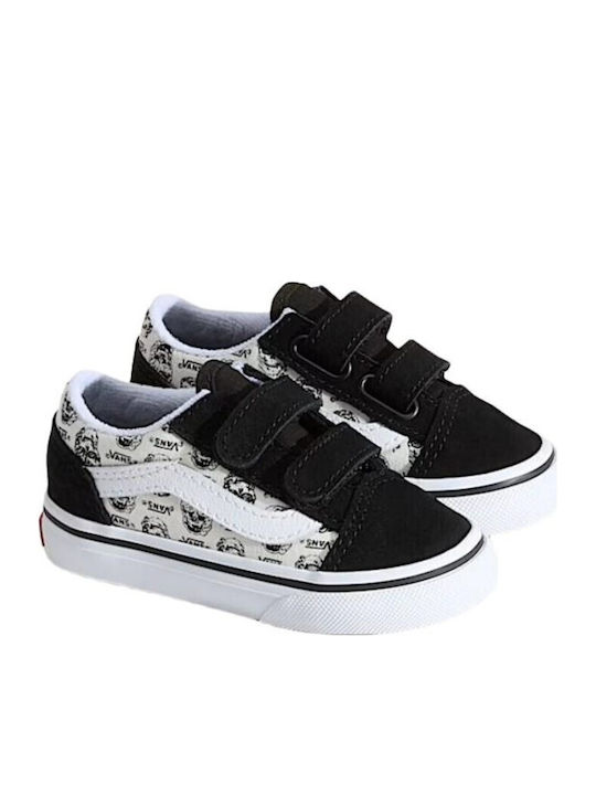 Vans Old Skool V Kids Sneakers With Hoop & Loop...