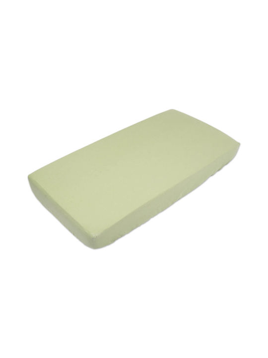 Kidizi Lenjerie De Patut Bebe Pentru Patut Bumbac Cu Cauciuc Verde 120x60cm