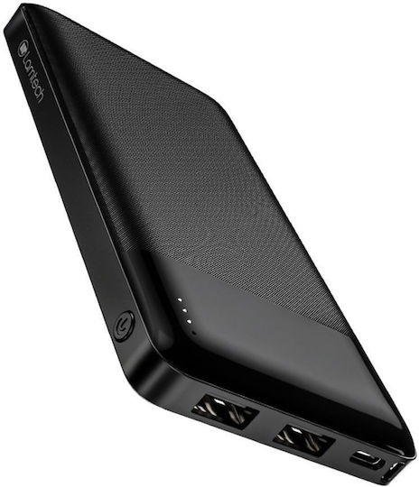 Lamtech Power Bank 10000mAh με 2 Θύρες USB-A Μαύρο