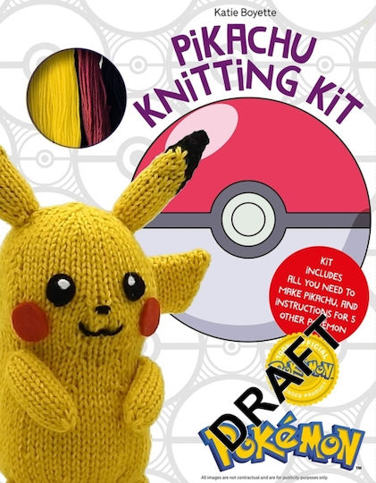 Pokemon Knitting Pikachu Kit - David & Charles - Kit