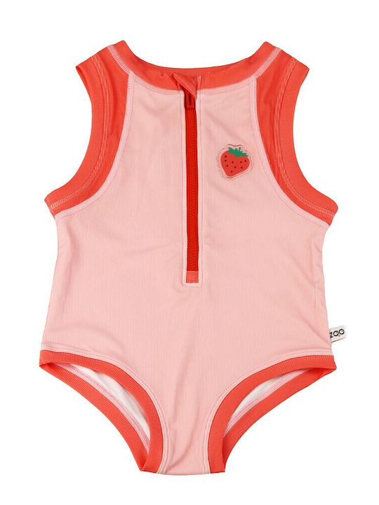 Zoocchini Παιδικό Μαγιό Ολόσωμο Strawberry/pink-red