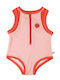 Zoocchini Παιδικό Μαγιό Ολόσωμο Strawberry/pink-red