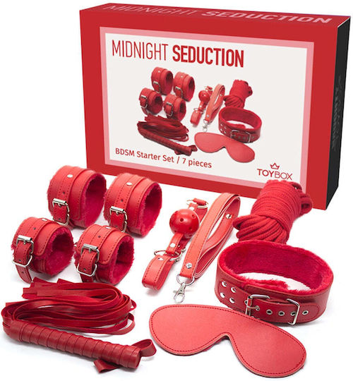 Naughty Toys BDSM-Bausatz in Roter Farbe 7 Stück