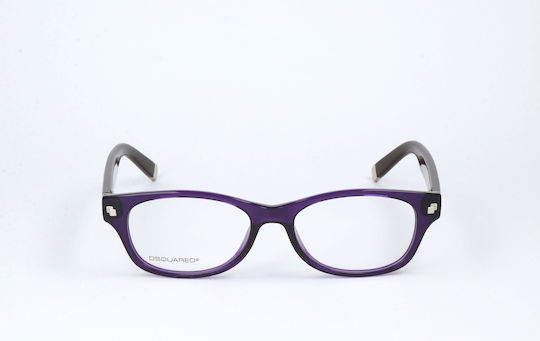 Dsquared2 Eyeglasses Unisex Lens Bridge Temple 51 16 140 Mm Dq5030-81