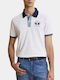 Polo Herrenbluse Kurzarm Weiß