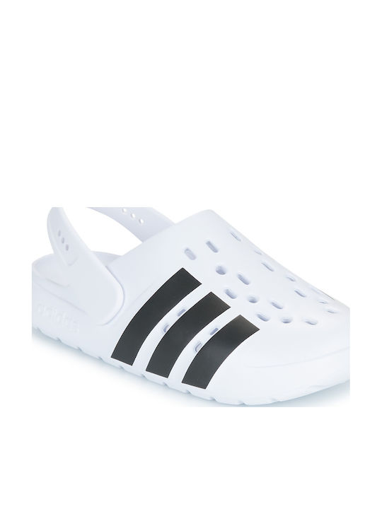 adidas Adilette Clog Σαμπό Λευκά