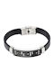 Herren Armband mit Maianros-Design aus Leder