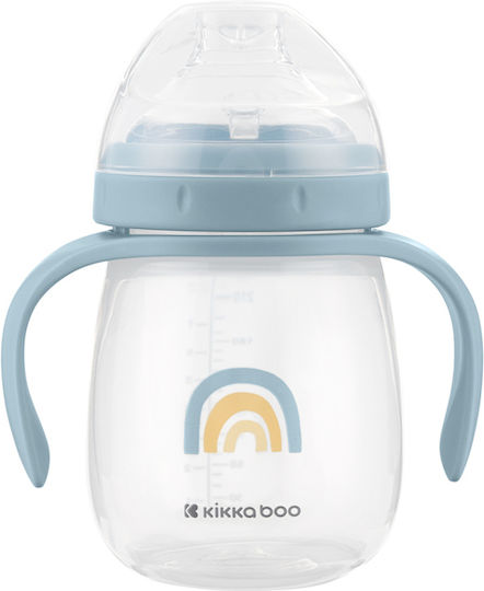Kikka Boo Toddler Cup Stripy Friends Made of Blue Silicone 240ml